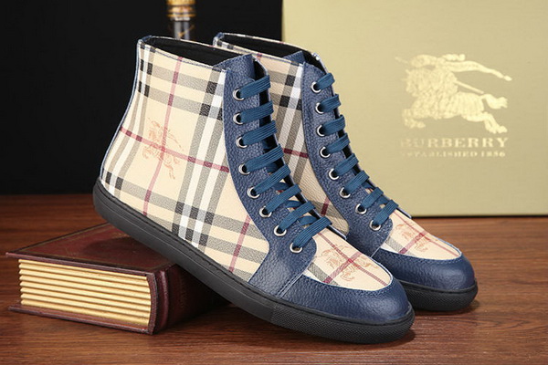 Burberry High-Top Fashion Men Shoes--005